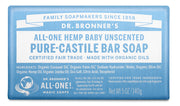 Dr. Bronner's unscented bar soap