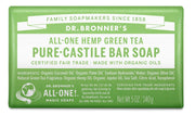 Dr. Bronner's green tea bar soap