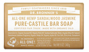 Dr. Bronner's sandalwood jasmine bar soap