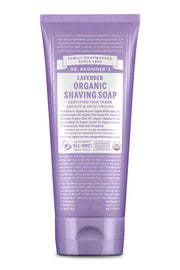 Dr. Bronner's lavender shaving soap