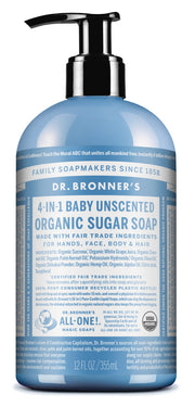 Dr. Bronner's baby unscented pump soap