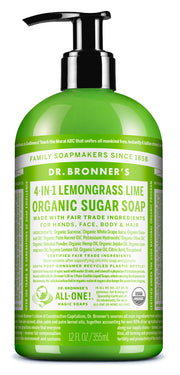 Dr. Bronner's lemongrass lime pump soap