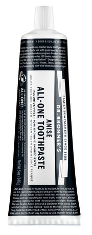 Dr. Bronner's anise toothpaste